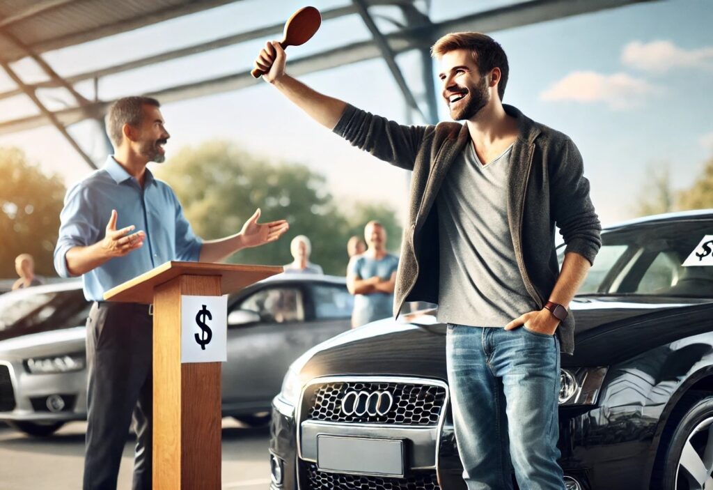 how to bid on a used car at an online auction in 2025